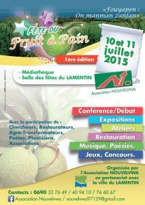 Affiche Fête du fruit à pain 2015