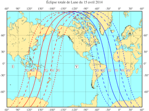 Eclipse totale de Lune du 15 avril 2014