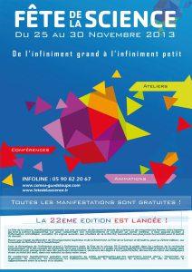 Programme Tout Public Fête de la Science 2013