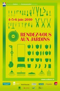 Affiche Rendez-vous aux jardins 2010