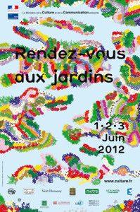 Affiche Rendez-vous aux jardins 2012