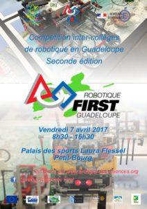 Affiche Robotique First Guadeloupe 2017