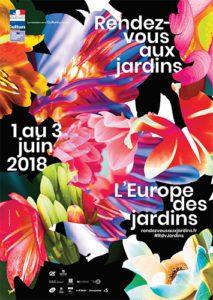 Affiche RDV aux jardins 2018