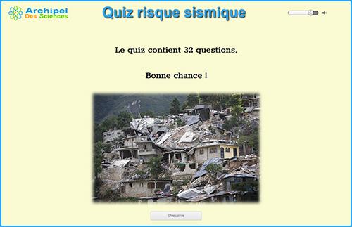 Quiz risque sismique