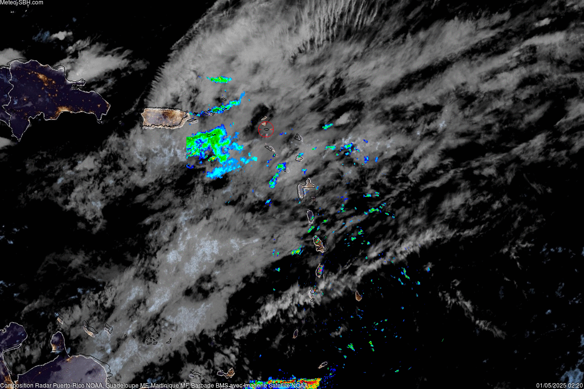 Animation radar Guadeloupe