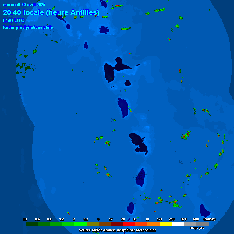 Animation radar Antilles