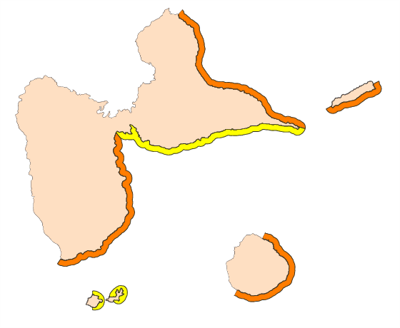 Surveillance sargasses Guadeloupe