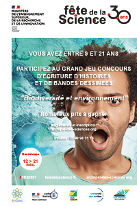 Affiche Concours Fête de la Science 2021