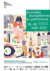 Affiche Journées Européennes du Patrimoine 2021