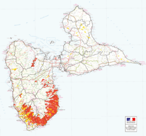 Carte risque chlordécone