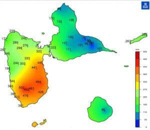 Pluie FIONA Guadeloupe