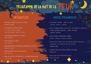 Programme Nuits de la Lecture 2023