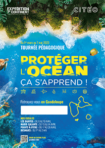 Affiche "Protéger l'océan, ça s'apprend"