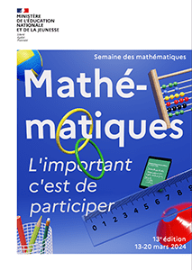 Affiche semaine des mathématiques 2024