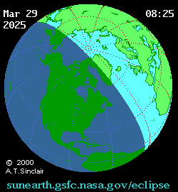 Eclipse solaire 29/03/2025