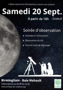 Observation du ciel 20/09/2025